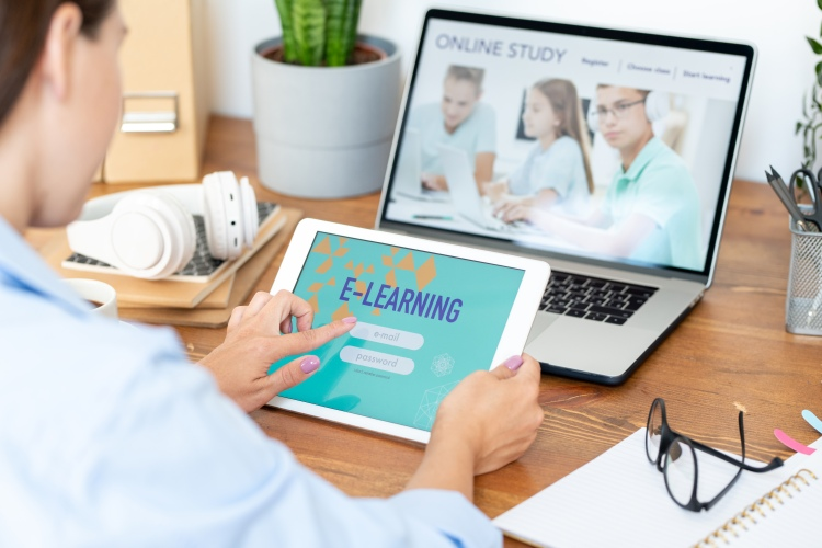 - Check N Click Learning and Technologies Pvt. Ltd. image of a person representing custom e-Learning development